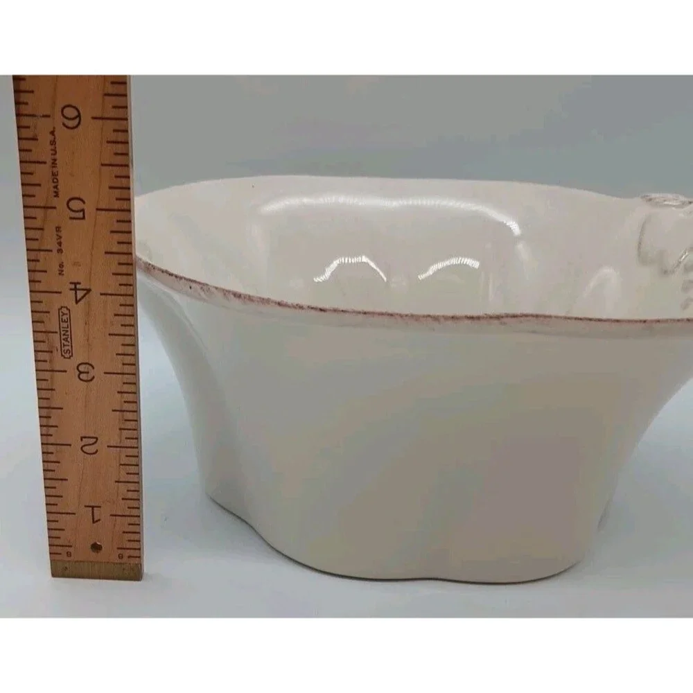 Casa Stone Madeira Harvest by Casafina  Serving Bowl Pale Yellow Bowl 11inches